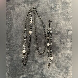 36 inch Brighton, neck, necklace and matching bracelet